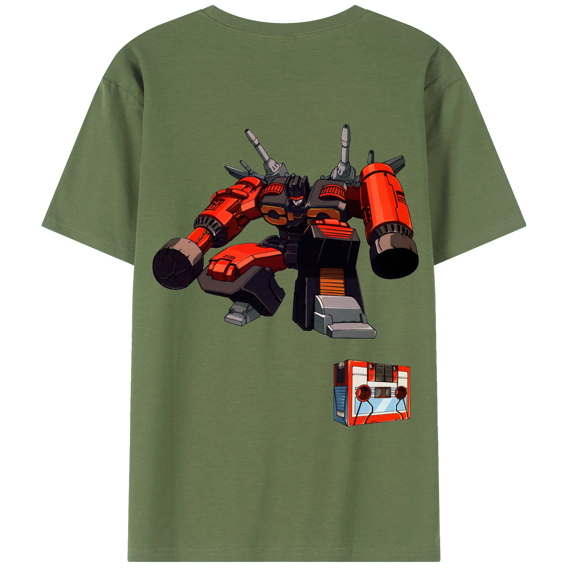 （画像用）  綿100％ メンズ半袖Tシャツ（バックプリント） 通気性